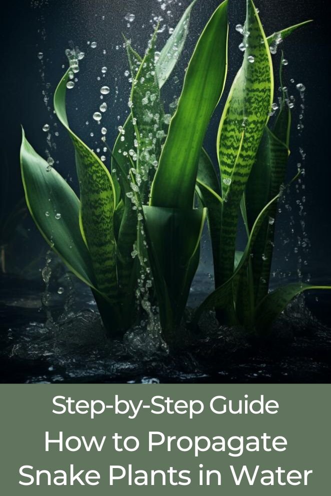 propagate snake plant in water