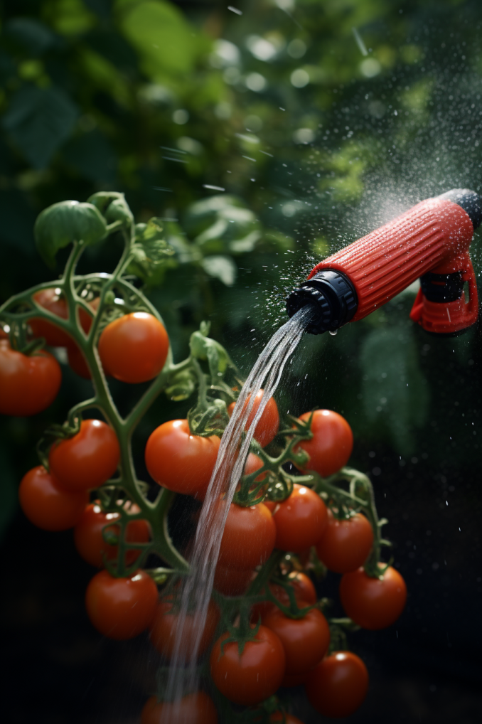 soaker_hose_diy_tomato