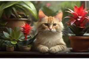 bromeliads toxic to cats