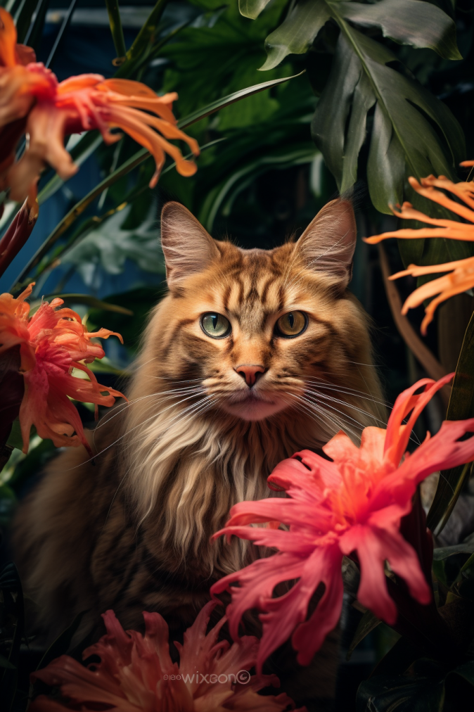 bromeliads_and_cats