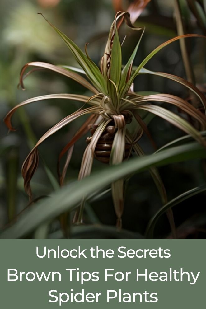 brown tips on spider plant