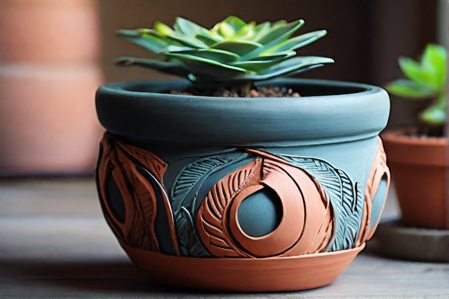 diy_plant_pot_from_clay