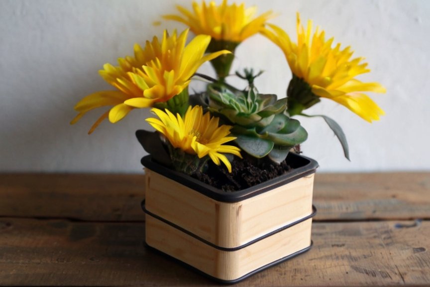 DIY Container for flowers