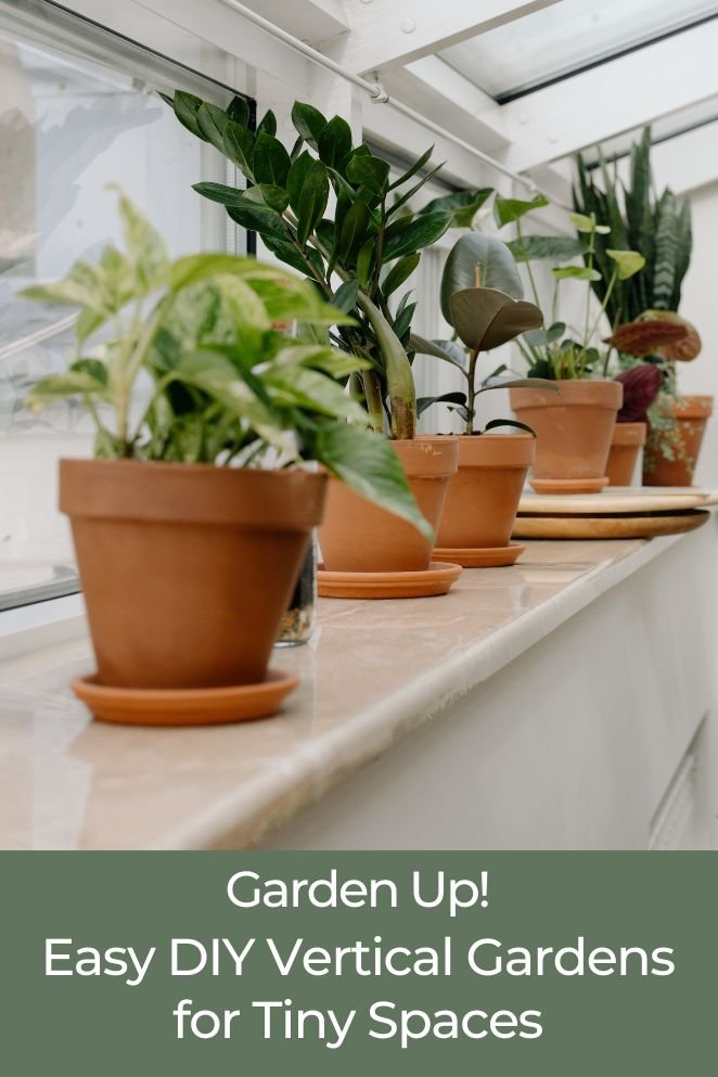 DIY vertical garden in small spaces