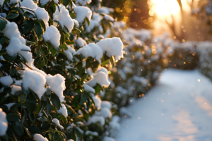 privet-hedge-in-winter