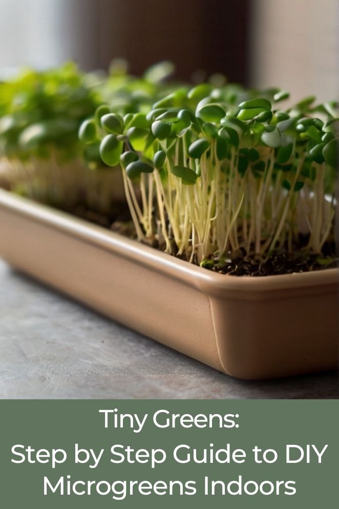 DIY microgreens indoors