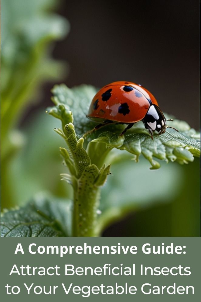 attract beneficial insects to your vegetable garden