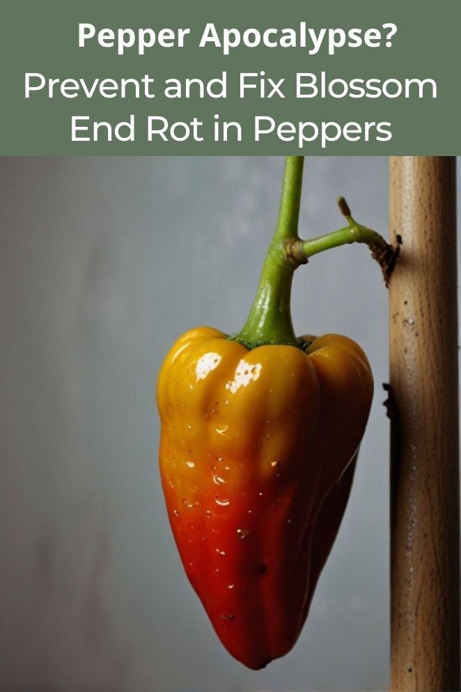 blossom end rot in peppers