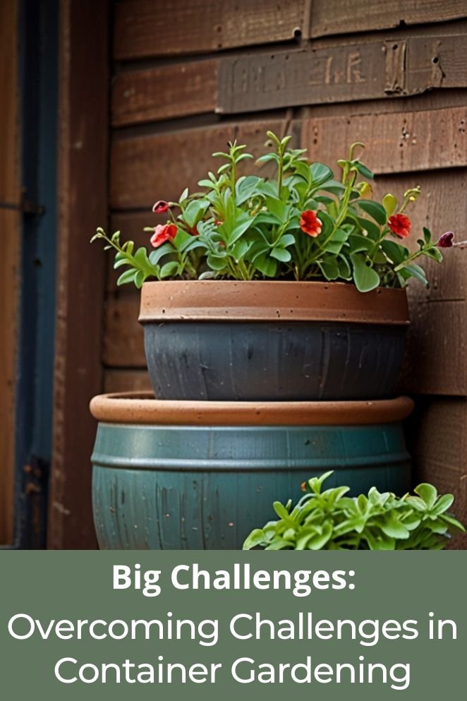 challenges in container gardening