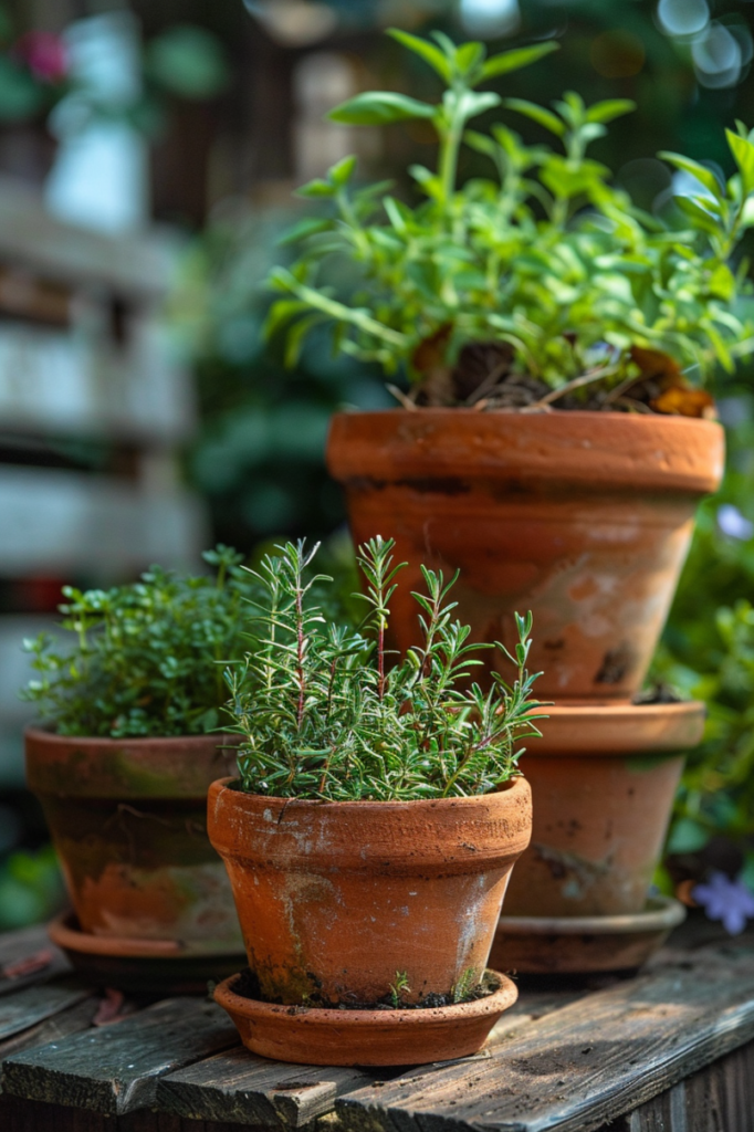diy-herb-garden-from-recycled-materials