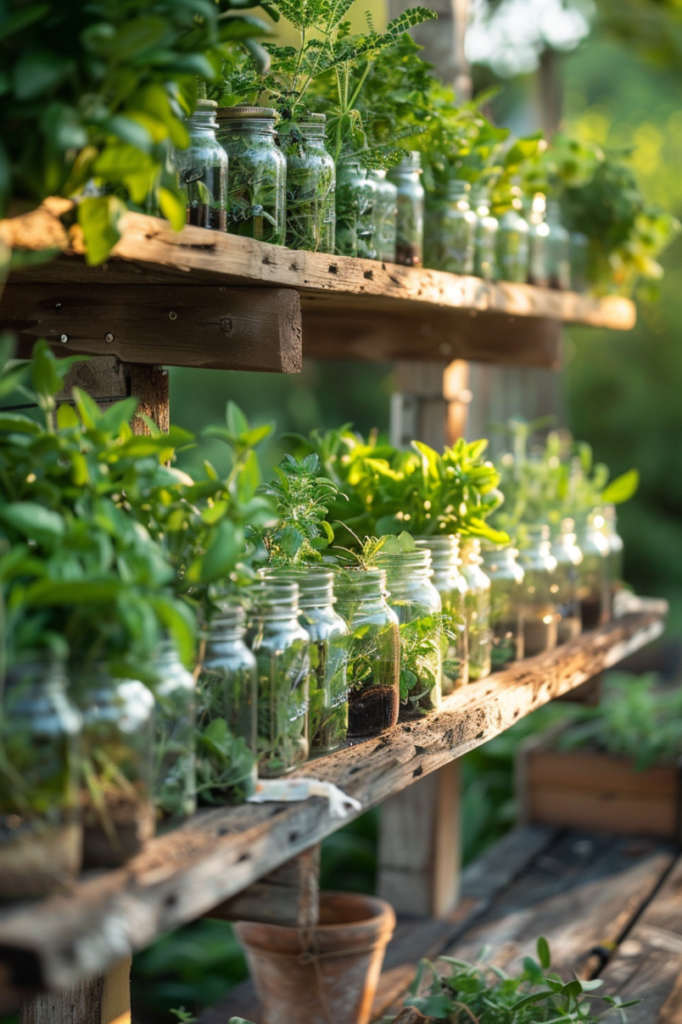 diy-herb-garden-with-mason-jars