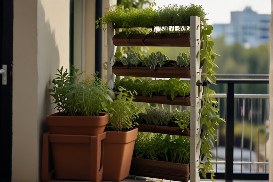 diy-vertical-herb-garden-for-balcony