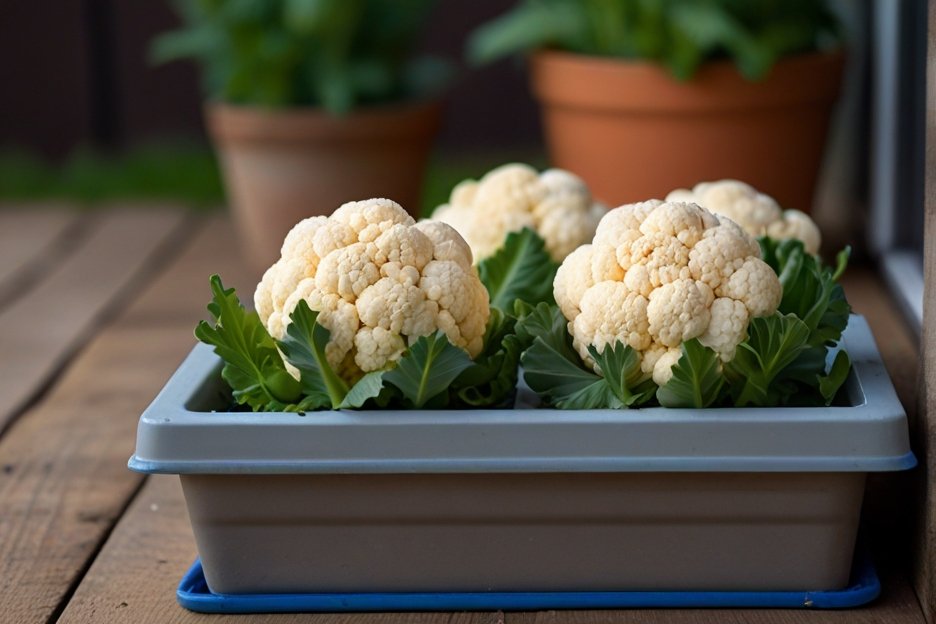 growing-cauliflower-in-container