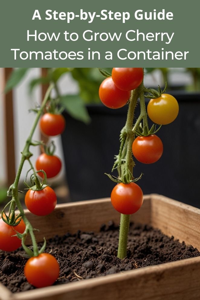 how to grow cherry tomatoes in a container