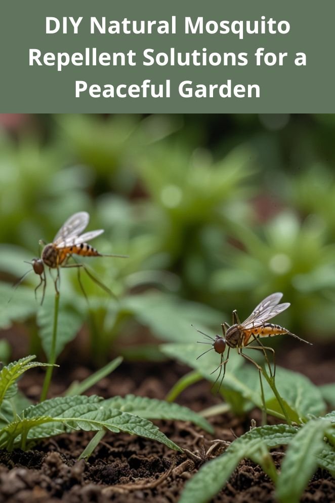 DIY natural mosquito repellent for garden
