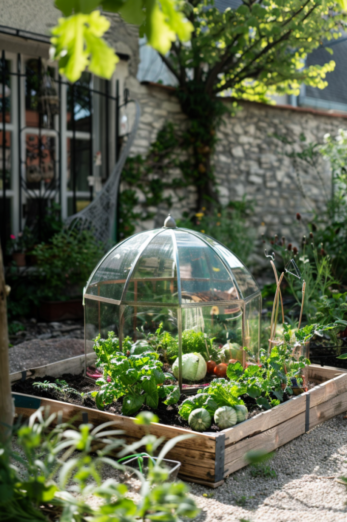 diy-vegetable-garden-cloche