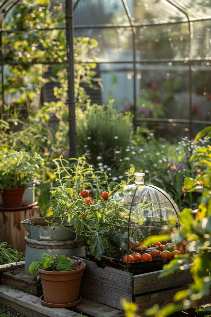 diy-vegetable-garden-cloche