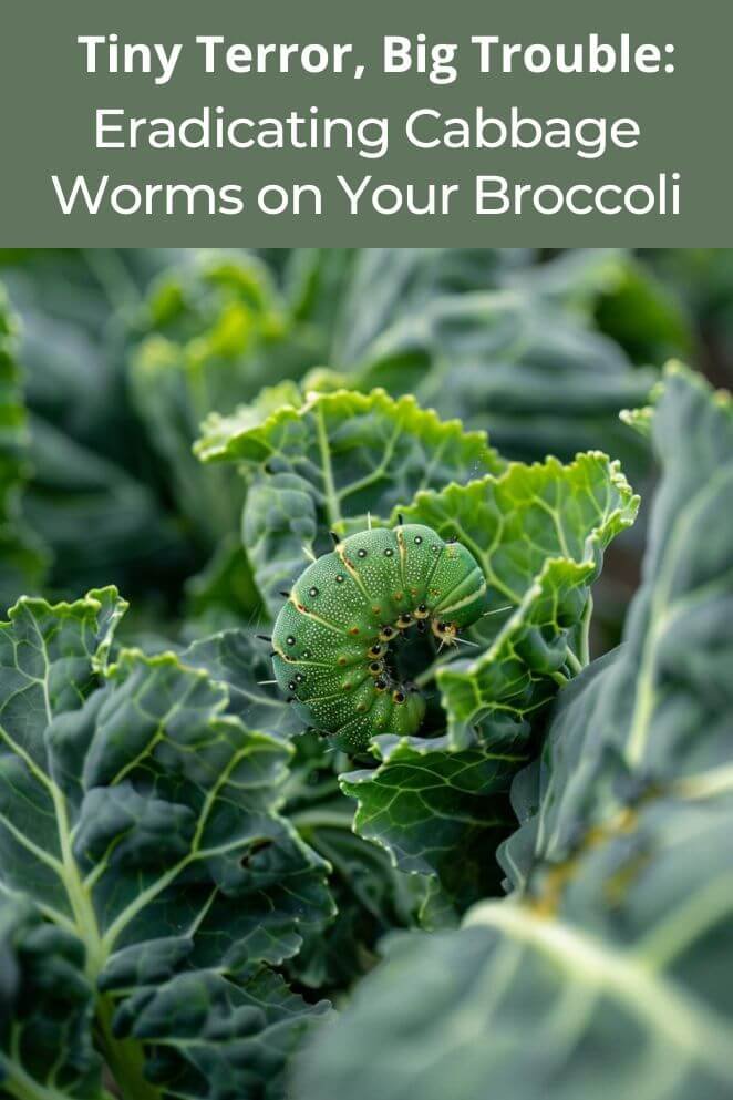 cabbage worms on broccoli