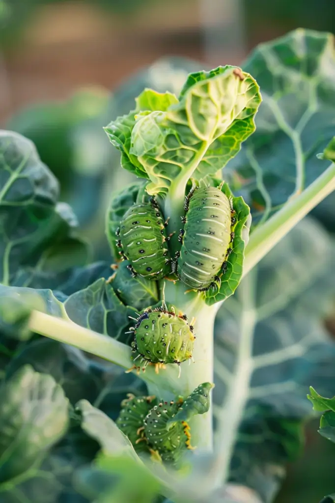 cabbage-worms-on-brussel-sprouts