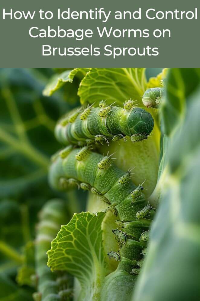 cabbage worms on brussel sprouts