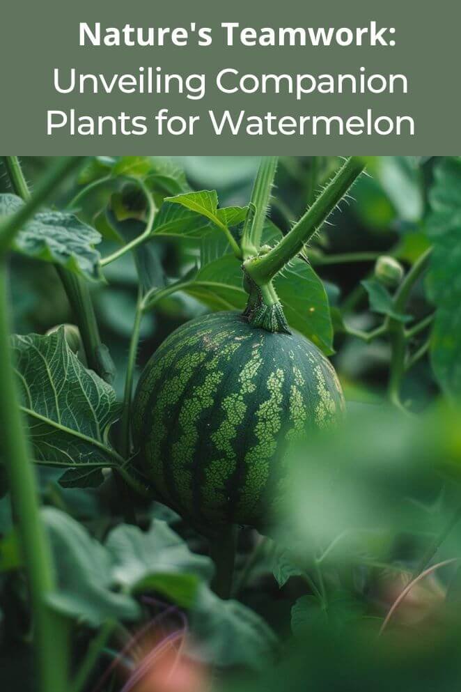 companion plant for watermelon