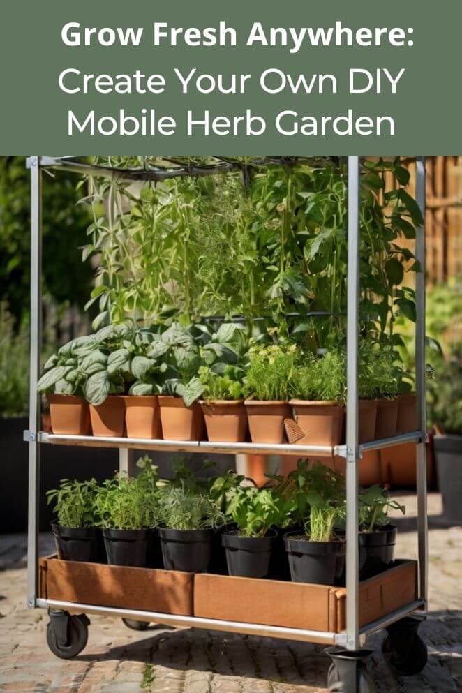 diy mobile herb garden