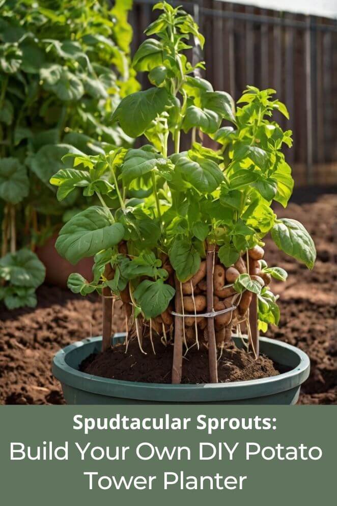 diy potato tower planter