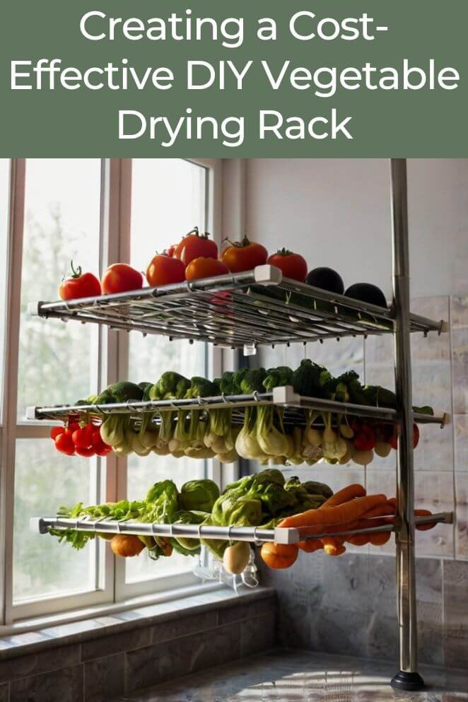 diy vegetable drying rack