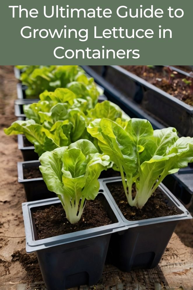 growing lettuce in containers