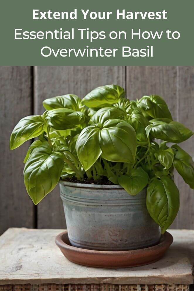 how to overwinter basil