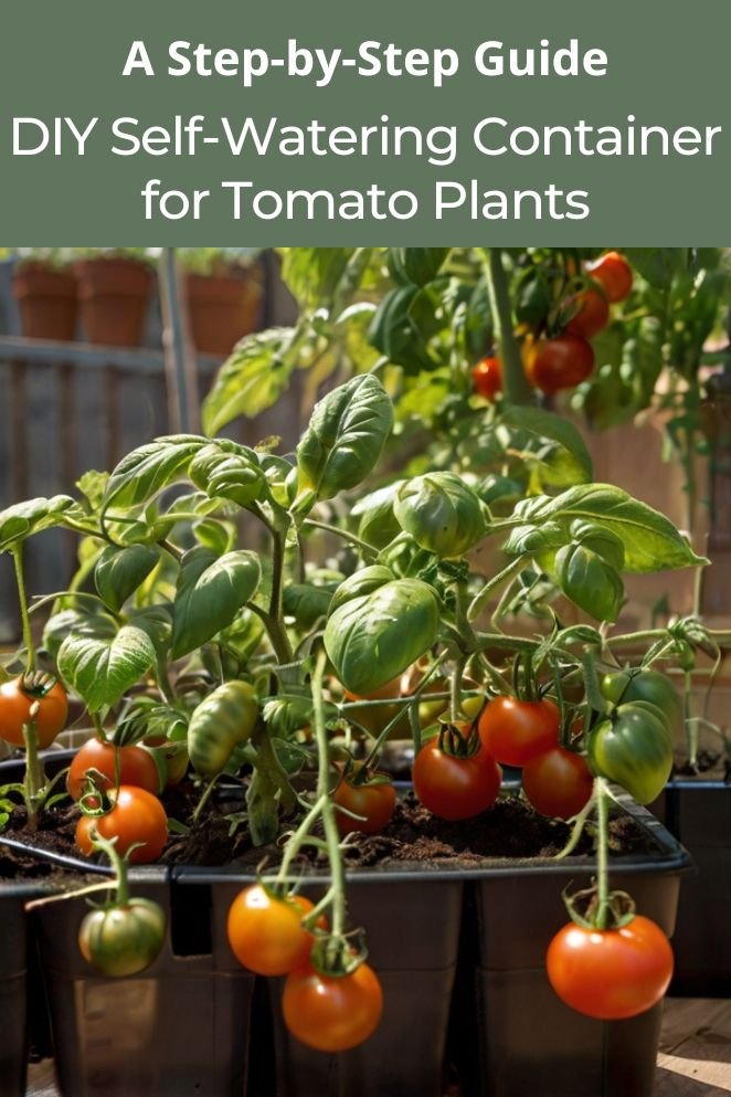 diy self-watering container for tomato plants