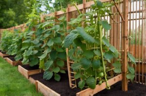 diy-vertical-cucumber-garden