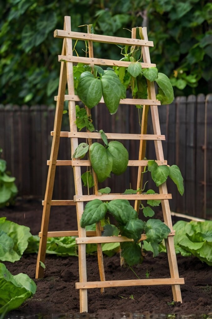 diy-vertical-cucumber-trellis