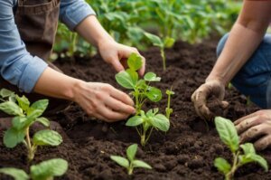 fertilizing-potato