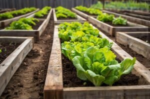 growing-lettuce-in-raised-beds