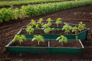 hilling-potatoes-in-containers