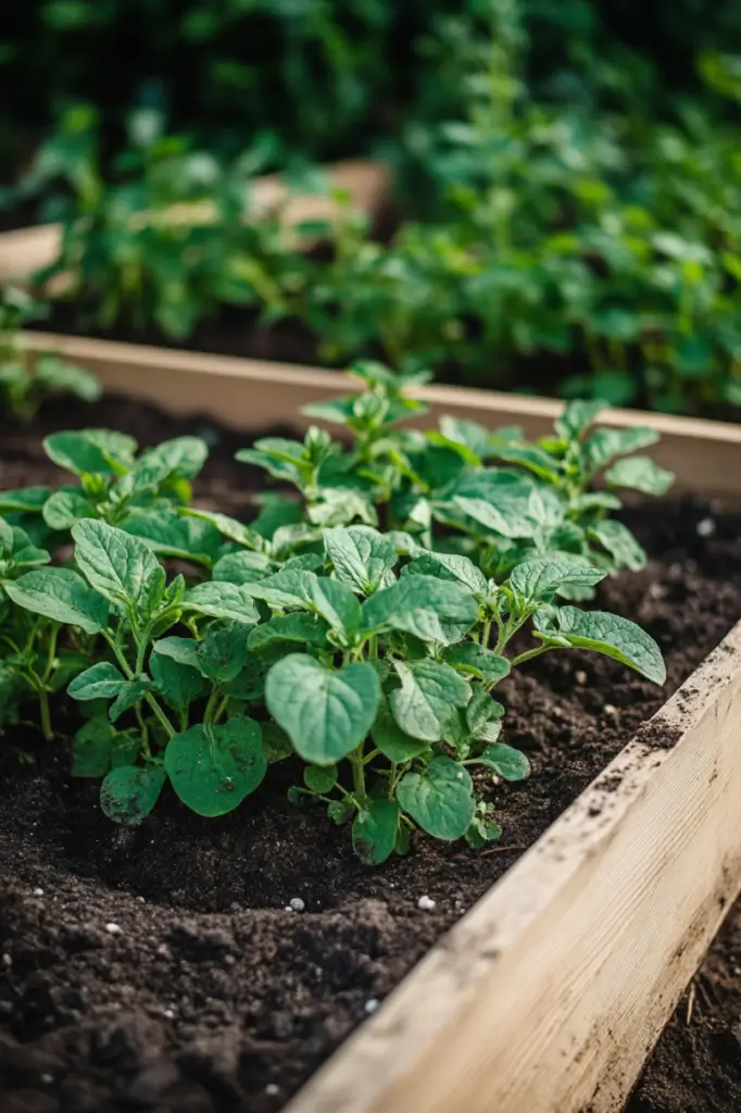 hilling-potatoes-in-raised-beds