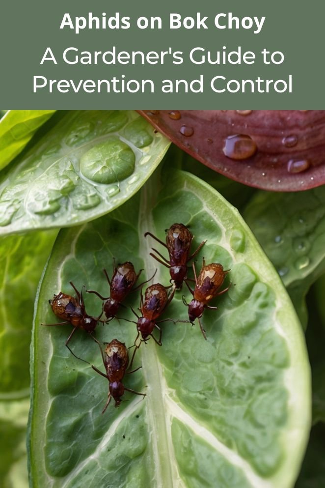 aphids on bok choy