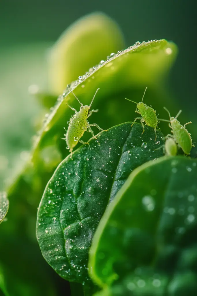 aphids-on-spinach