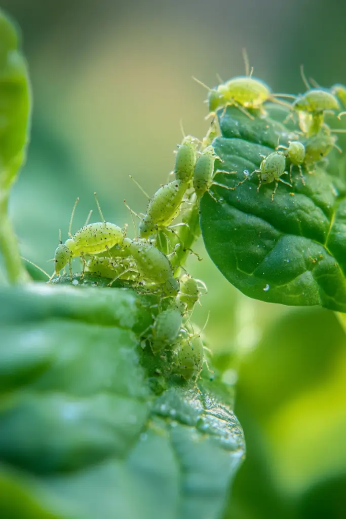 aphids-on-spinach