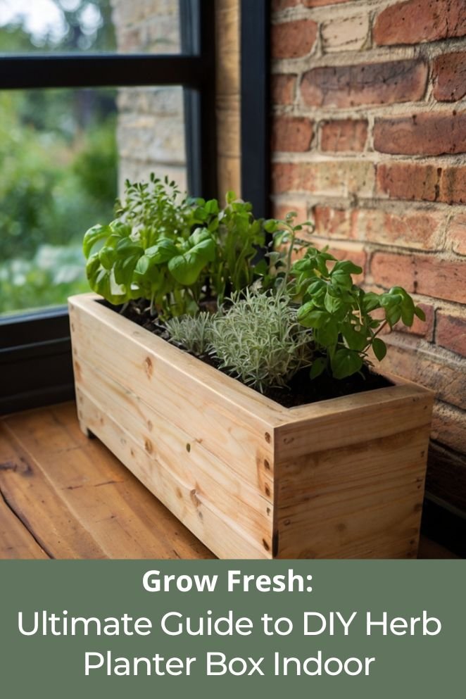 diy herb planter box indoor