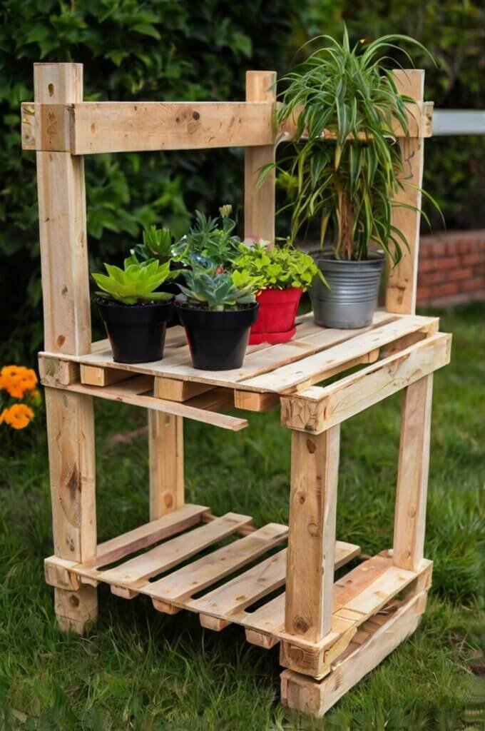 diy-plant-stand-from-pallets