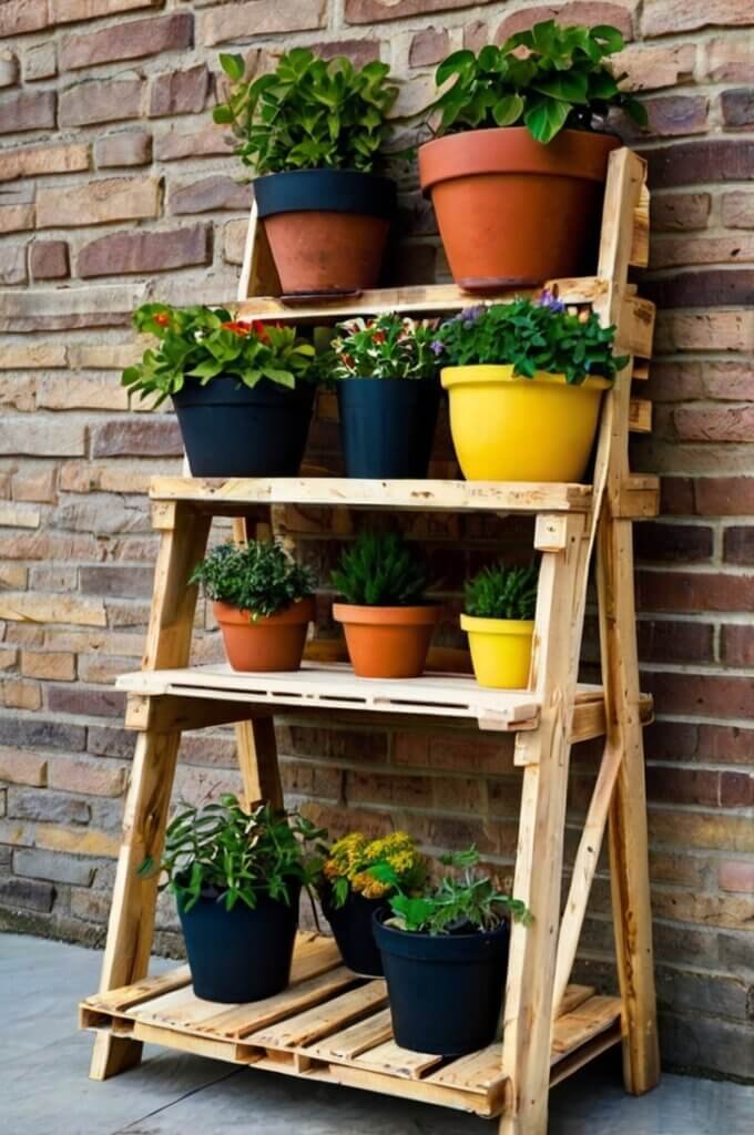 diy-plant-stand-from-pallets