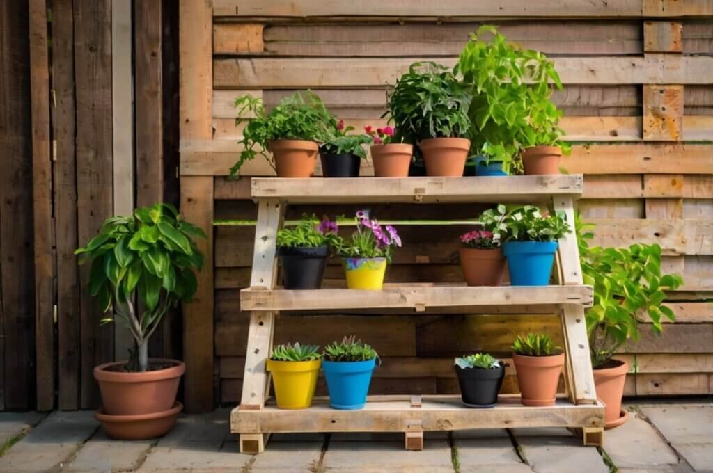 diy-plant-stand-from-pallets