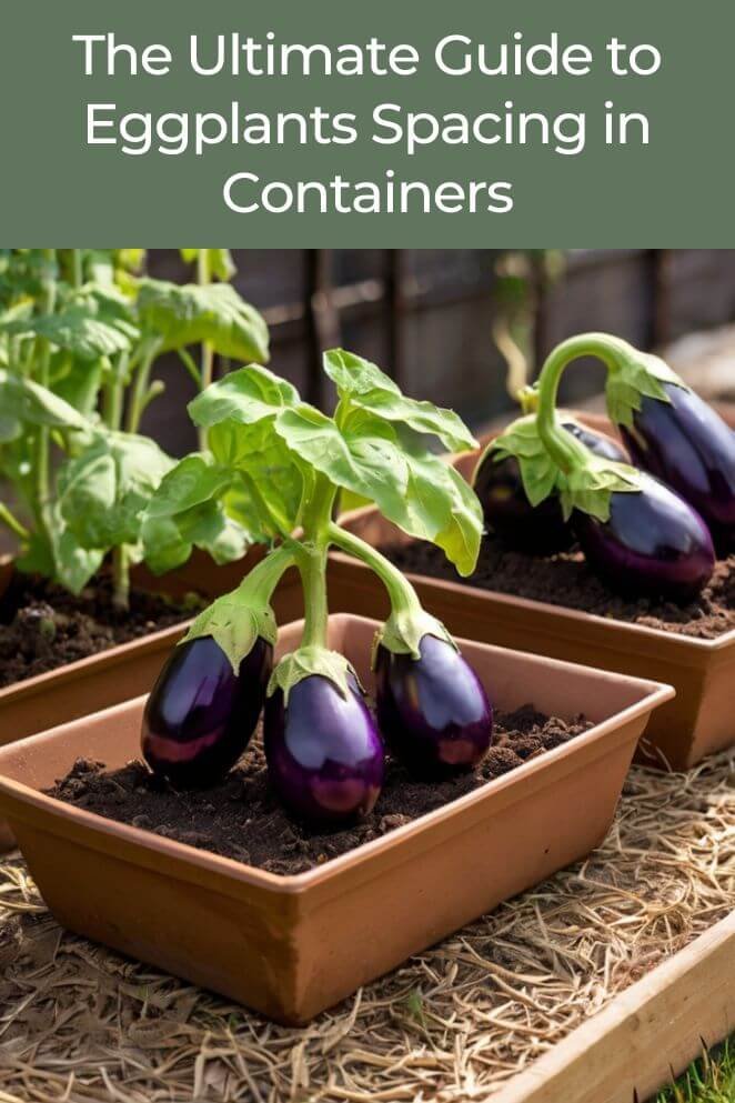 eggplant spacing in containers