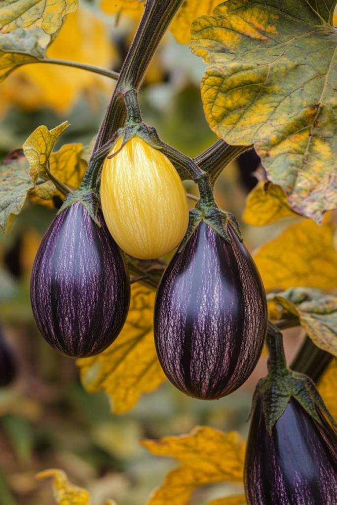 eggplant-yellow-leaves