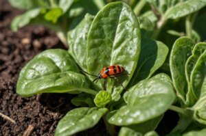 get rid of bugs on spinach