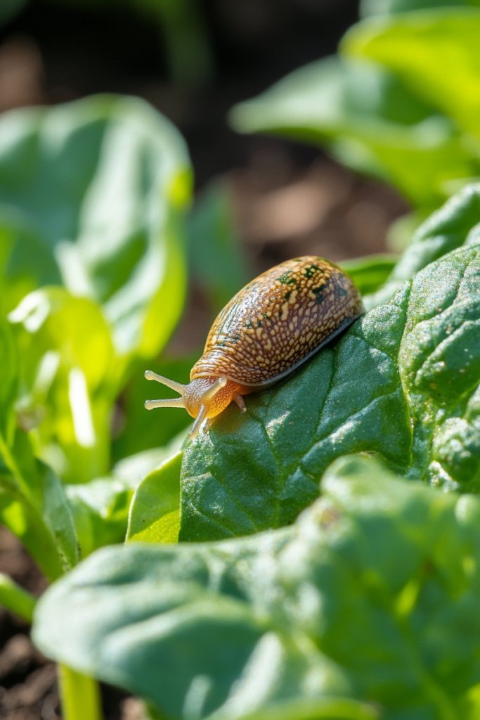 slugs_on_spinach