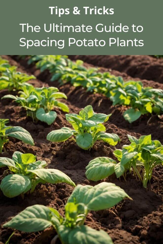 spacing potato plants