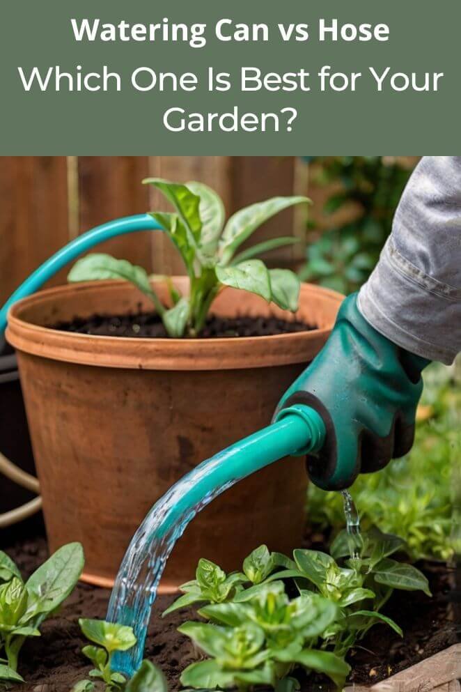 watering can vs hose